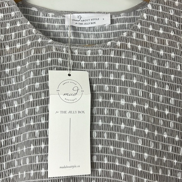 Mad About Style Jilly Box Fall. L Grace Midi Dress in Birch Dot. Jillian Harris - Picture 4 of 10